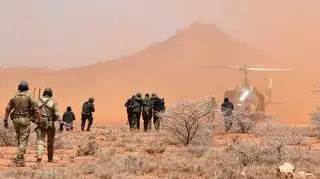 Pokaz bojowy w ramach African Partnership Flight Kenya 2019