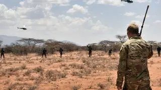 Pokaz bojowy w ramach African Partnership Flight Kenya 2019