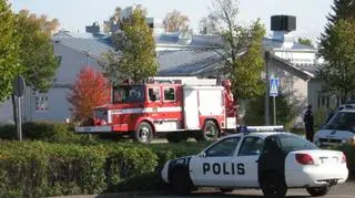 Policja i straż pożarna w Kauhajoki, gdzie zginęło 10 osób, w tym strzelec (wikipedia.org/Roquai)