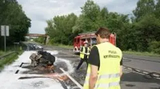 Policja wyjaśnia okoliczności wypadku