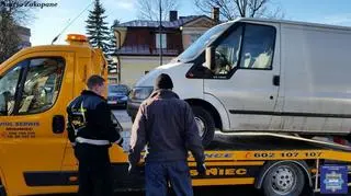 Policjanci z Zakopanego w piątek zatrzymali do kontroli furgonetkę