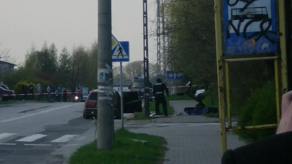 Policjantom pomagał robot ( fot. Dariusz S.)