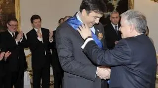 Polityczna przyjaźń łączyła Saakaszwilego z Lechem Kaczyńskim (president.gov.ge)