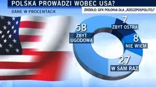 Polityka wobec USA zbyt miękka?
