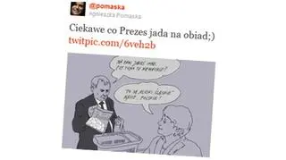 Pomaski rysunek o Kaczyńskim