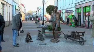 Pomnik Remusa stanął w Wejherowie w listopadzie 2014 roku 