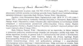Pomnik zostanie usunięty