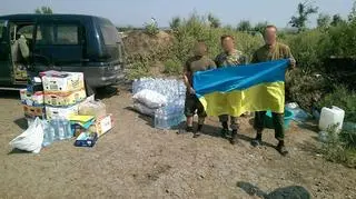 Pomoc dla żołnierzy 29. punktu kontrolnego w obwodzie ługańskim 