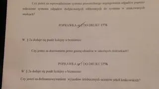 Poprawki PiS do uchwały PO