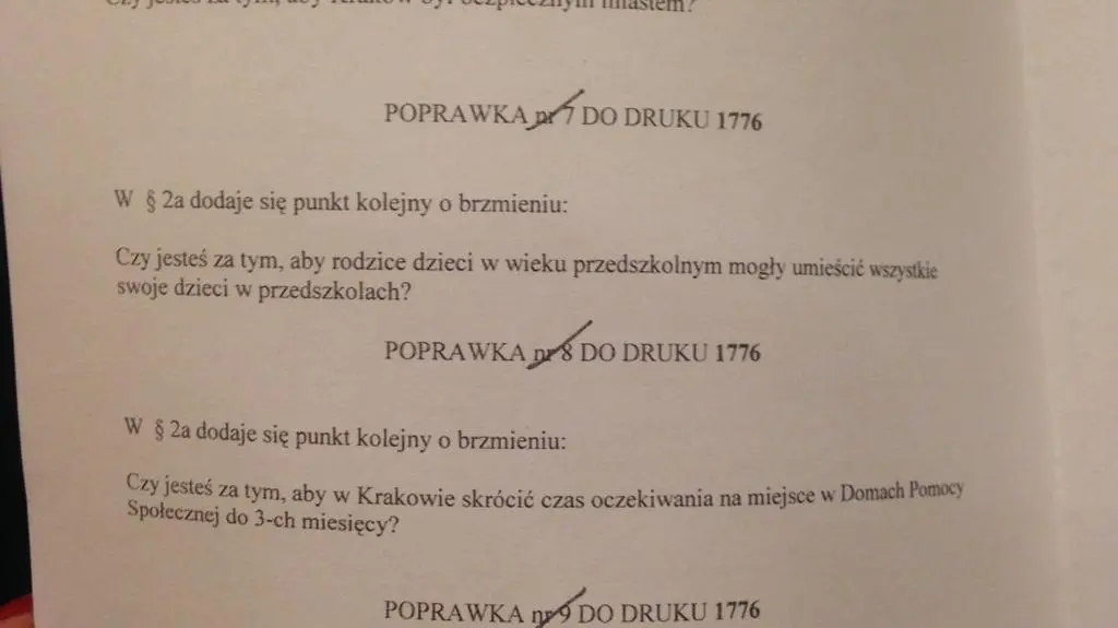 Poprawki PiS do uchwały PO str