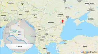 Port Izmaił znajduje się w obwodzie odeskim na Ukrainie 
