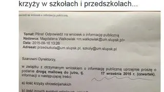 Poseł Szczypińska o liczeniu krzyży w szkołach 