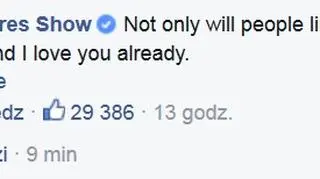 Post skomentowała Ellen DeGeneres