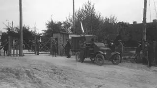 Posterunek wojskowy przed fortem "Wilanów"