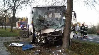 Poszkodowane w wypadku zostały 24 osoby