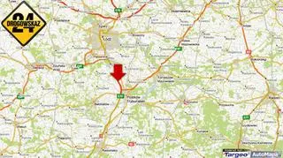 Poważny wypadek pod Piotrkowem Trybunalskim