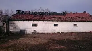 Pożar chlewni pod Pasłękiem