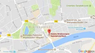 Pożar katedry w Gorzowie Wielkopolskim