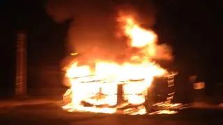 Pożar lokalu w Chałupach 