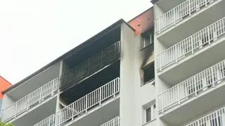 Pożar mieszkania w Zabrzu