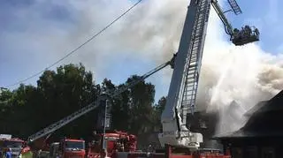 Pożar nie jest opanowany