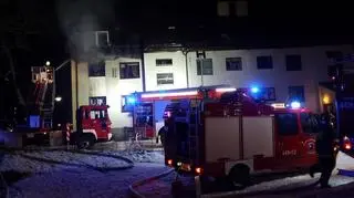 Pożar w Dzierżążnie