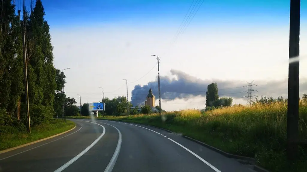 Pożar w Gdańsku
