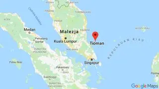 Pożar wybuchł na malezyjskiej wyspie Tioman