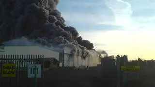 Pożar wybuchł o godz. 7:30 czasu lokalnego (fot. internauta)