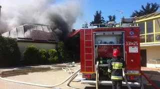 Pożar  wybuchł około godz
