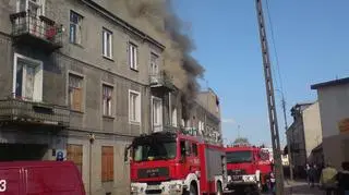 Pożar wybuchł około godziny 15:50 (Fot. Marcin)