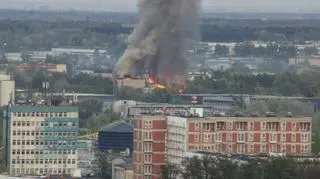 Pożar wybuchł w Poznaniu