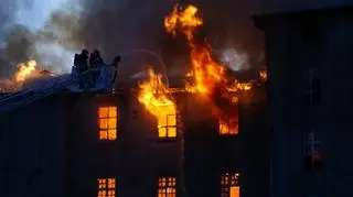 Pożar wybuchł w Poznaniu
