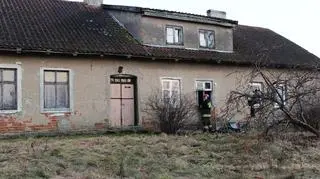 Pożar wybuchł w tym domu 