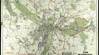 Poznań pod niemiecką okupacją. Plan miasta z 1940 r.