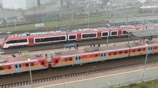 Poznań-Wschód, jedna ze stacji ościennych, na których pociągi czekały na wjazd do miasta