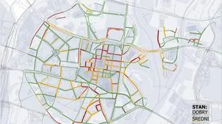 Poznańska mapa "Katalogu Nawierzchni chodników"