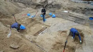 Prace archeologiczne przy ul. Towarowej