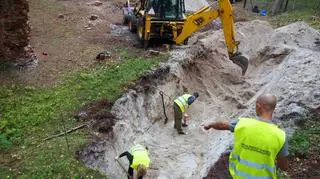 Prace archeologiczne w Łebie 