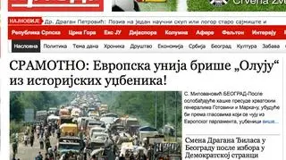 "Pravda" krzyczy w tytule: UE wymaże akcję "Burza" z podręczników do historii!