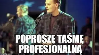Premier prosi o taśmę
