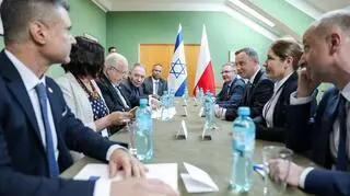 Prezydenci Polski i Izraela rozmawiali w czwartek