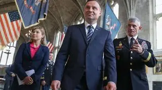 Prezydent Andrzej Duda w akademii West Point  