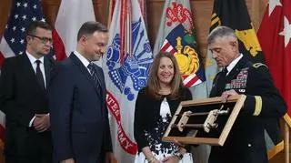 Prezydent Andrzej Duda w akademii West Point  