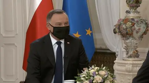 Prezydent Andrzej Duda w programie "Sprawdzam"
