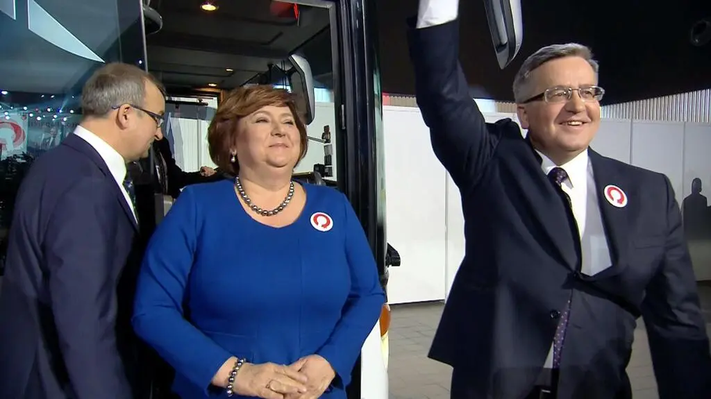 Prezydent Bronisław Komorowski z małżonką