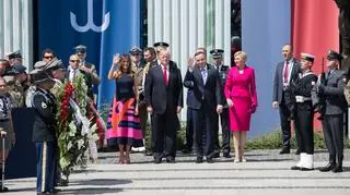 Prezydent Donald Trump w Warszawie