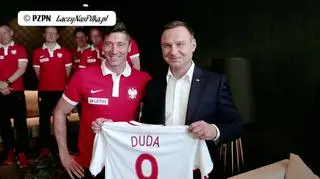 Prezydent dostał koszulkę kadry