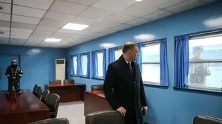 Prezydent Duda oko w oko z żołnierzem Kim Dzong Una