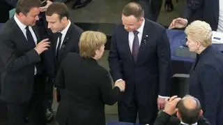 Prezydent Duda rozmawiał w Strasburgu z przywódcami kilku państw
